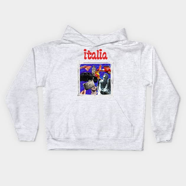 Ciao Bella! An Ode to Italy's Timeless Charm Kids Hoodie by Amourist